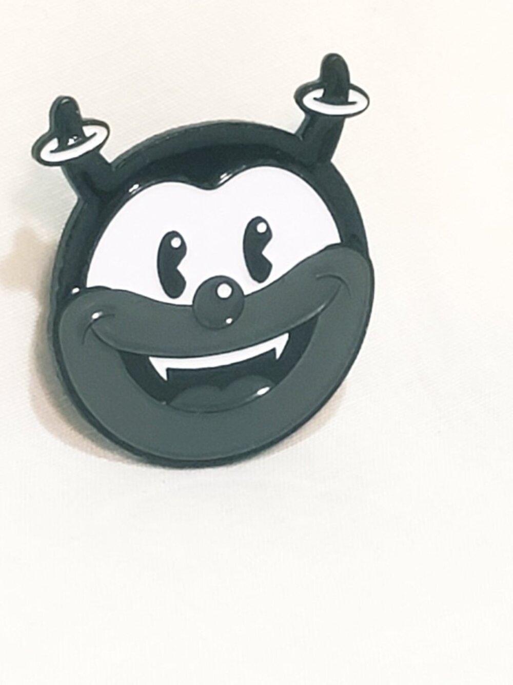 G.Grub Club Lapel Pin 1" Gray Black Aaron Craig